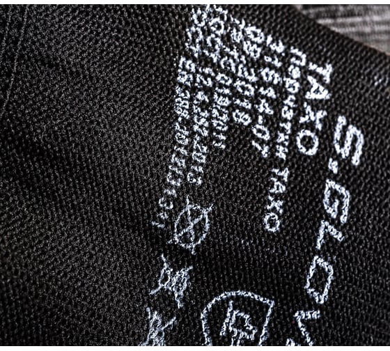 Нейлоновые перчатки с полиуретановым покрытием S. GLOVES TAXO черные, размер 07 31614-07