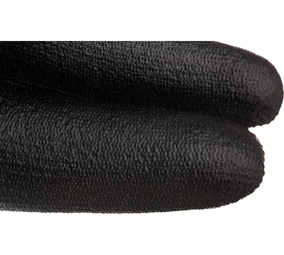 Нейлоновые перчатки с полиуретановым покрытием S. GLOVES TAXO черные, размер 07 31614-07