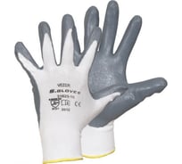 Нейлоновые перчатки с нитриловым покрытием S. GLOVES VEZER размер 10 31625-10