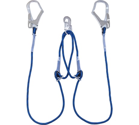 Двойной удерживающий канатный строп Alpsafe, регулируемый KNT22