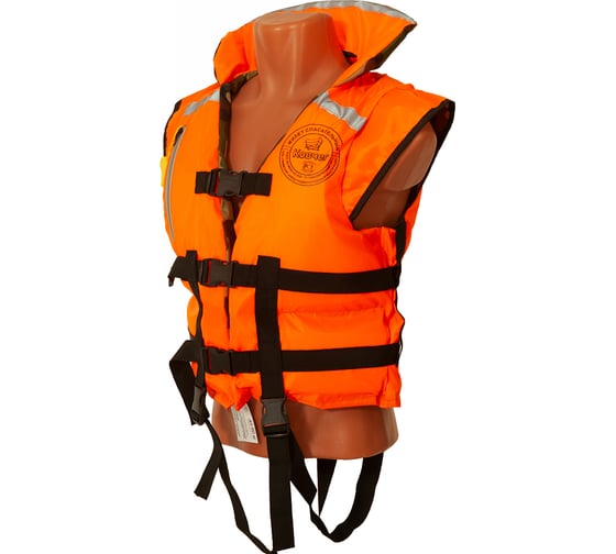 Спасательный жилет КОВЧЕГ Хобби, 3XL-4XL/56-58, до 130 кг, оранжевый/камуфляж 725301149