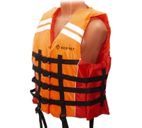 Спасательный жилет КОВЧЕГ Сплав, р. 2XL-3XL/54-56, до 115 кг, оранжевый/красный 725300869