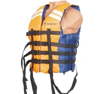 Спасательный жилет КОВЧЕГ Сплав, р. S-M/44-48, до 60 кг, оранжевый/синий 725300791