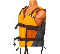 Спасательный жилет КОВЧЕГ Тритон, р. XS-S/40-44, до 45 кг, оранжево-синий/камуфляж 725300913