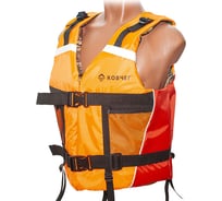 Спасательный жилет КОВЧЕГ Тритон, р. M-L/48-50, до 70 кг, оранжево-красный/камуфляж 725300951