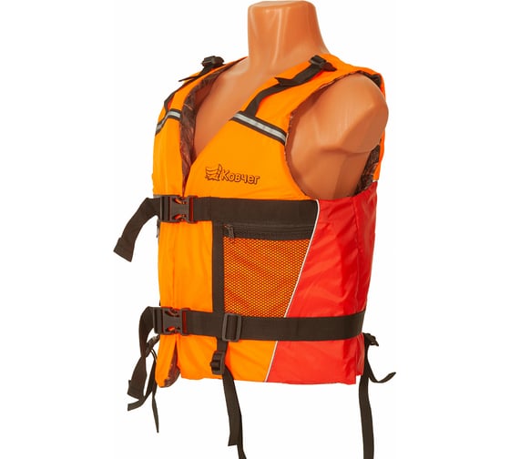 Спасательный жилет КОВЧЕГ Тритон, р. XL-2XL/52-54, до 100 кг, оранжево-красный/камуфляж 725300982