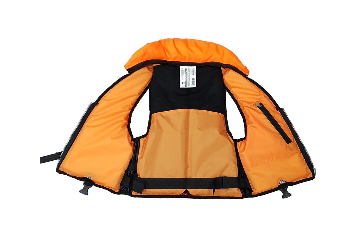 Спасательный жилет КОВЧЕГ Премиум, р. L-XL/50-52, до 85 кг, оранжевый ...