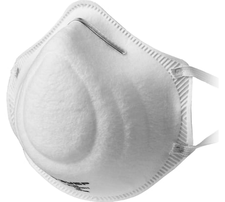 Фильтрующая полумаска ЗУБР Ф-80, FFP1, коническая 11169