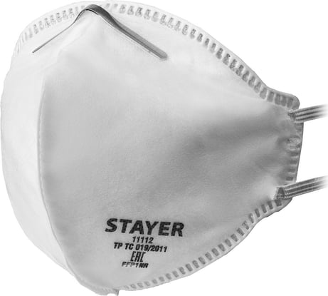 Фильтрующая плоская полумаска STAYER F-80 FFP1 11112_z01
