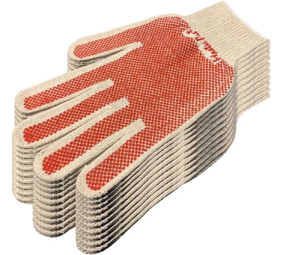 Рабочие перчатки Master-Pro® СПЕЦ 10 класс вязки 1 пара 3210-SP-PVC 3210-SP-1-PVC