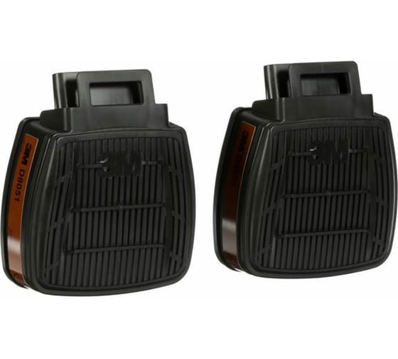 Противогазовый фильтр 3М Secure Click D8051 класс защиты A1, 2шт 7100153224