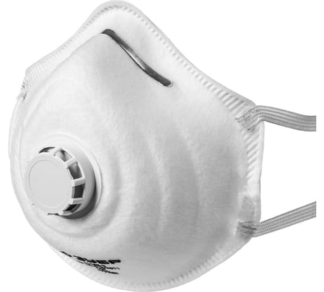 Коническая фильтрующая полумаска ЗУБР ФК-99 FFP3 с клапаном 11163-3