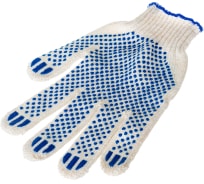 Хлопчатобумажные перчатки с ПВХ-точечным покрытием STARTUL р.9 ST7191
