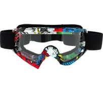 Очки-маска для езды на мототехнике СИМАЛЕНД ОМ-28, стекло прозрачное, бомбер 5865039