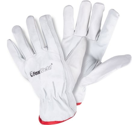 Кожаные мягкие перчатки Foxweld Акула СА-03 7772