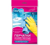 Резиновые особопрочные перчатки Clear Line р. ХL 2034