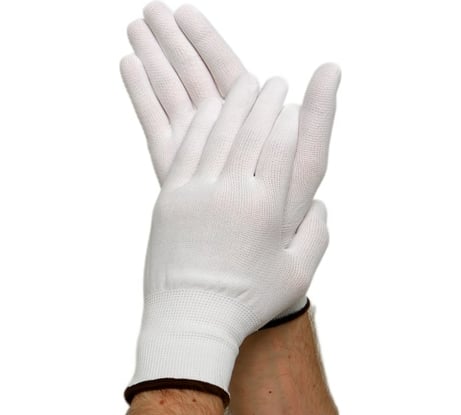 Нейлоновые перчатки РУСОКО Жемчуг 12 пар, размер 8/M 220110Б