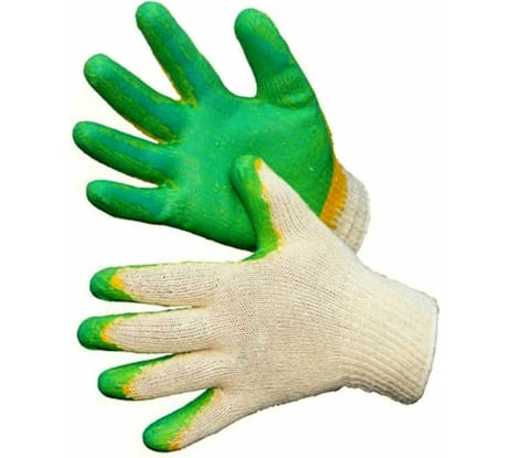 Перчатки Факел х/б с двойным латексным покрытием 17210000