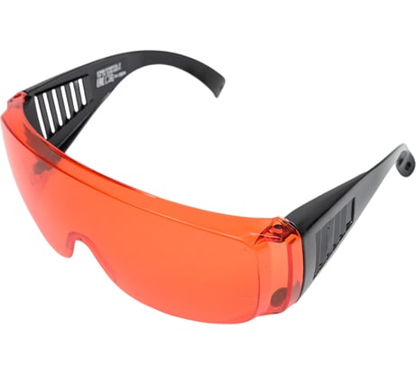 Защитные открытые очки STARTUL О-11 красная линза ST7220-11