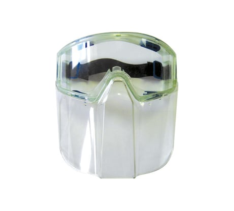 Защитные прозрачные очки с лицевым щитком Управдом поликарбонат 4100003315