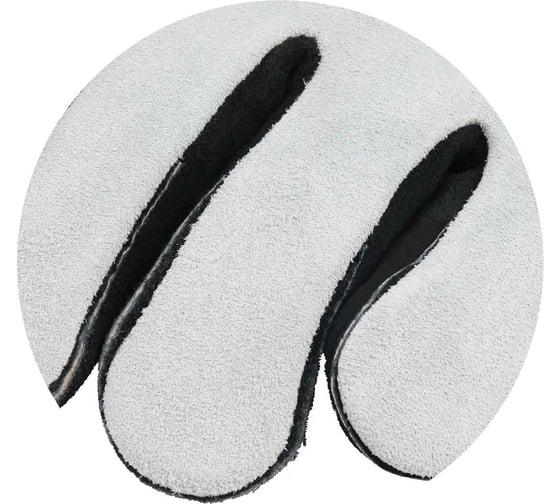 Спилковые краги AWT WINTER нить Kevlar, усиленные, утепленные, р. 14.5 779922