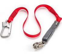 Строп из полиамидной ленты с амортизатором и карабином быстрого соединения МОЛОТ Строп Аа Кбс Строп Аа К1 и Кбс