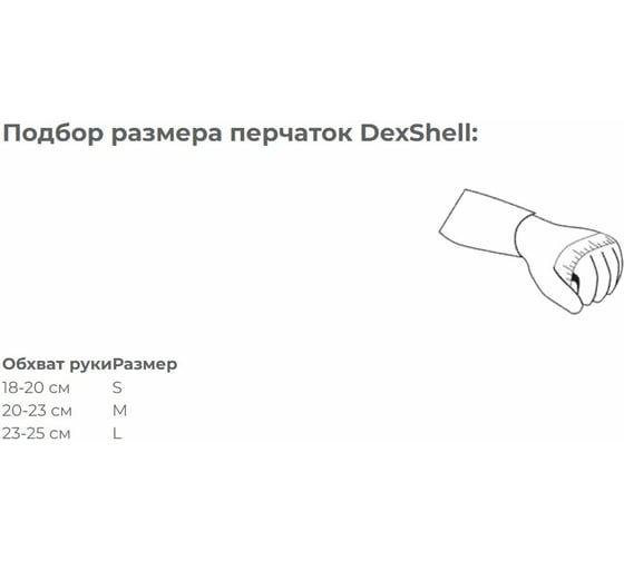 Водонепроницаемые перчатки DexShell ThermFit Gloves, черные, р. XL DG326TS-BLKXL
