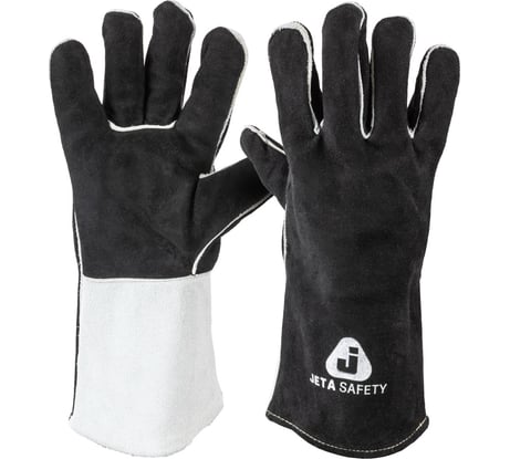 Краги сварщика Jeta Safety JWK1301-11/XXL, с подкладкой, швы Кевлар JWK1301-XXL