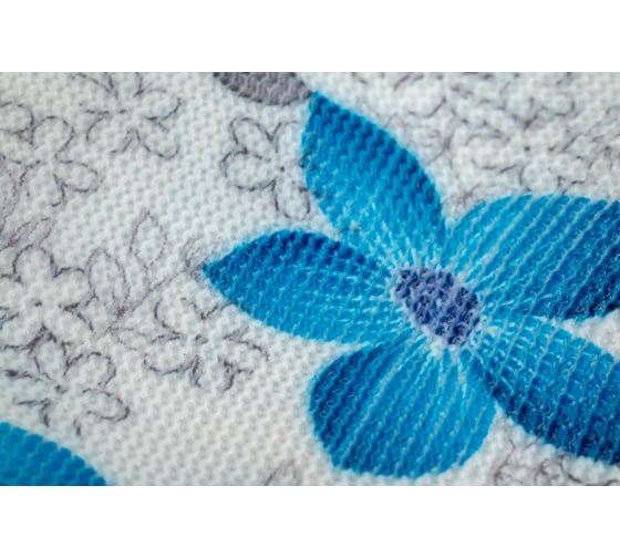 Садовые перчатки СПЕЦ Garden Flowers полиэстер, с прозрачным нитриловым покрытием, р. М/8 GF-PN-01M