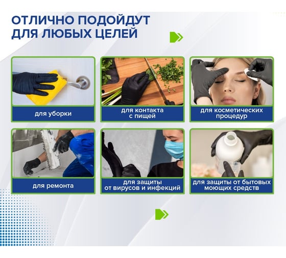 Виниловые одноразовые перчатки LAIMA неопудренные, прочные, черные, размер XL, 50 пар 607897