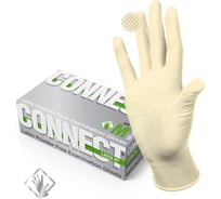 Латексные перчатки CONNECT 100 шт., р. L CТ0000004274