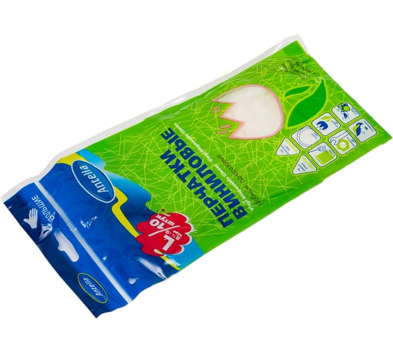 Виниловые перчатки ANTELLA 10 шт., р. L 21169