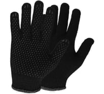 Полушерстяные двойные перчатки Факел ПВХ-точка, 10класс, 87459881