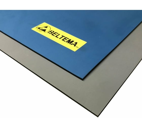 Антистатический коврик BELTEMA 50x60 см, 2 мм, серый ECO