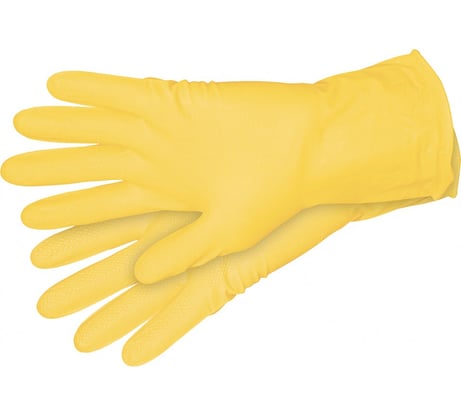Перчатки хозяйственные латексные (M) Без бренда 67707