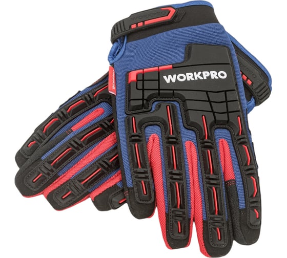 Рабочие перчатки c защитой от ударов WORKPRO Anti Impact Work - L WP371004