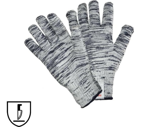 Перчатки Dyneema для защиты от порезов ООО Комус 10 класс, 5 нитей 197184