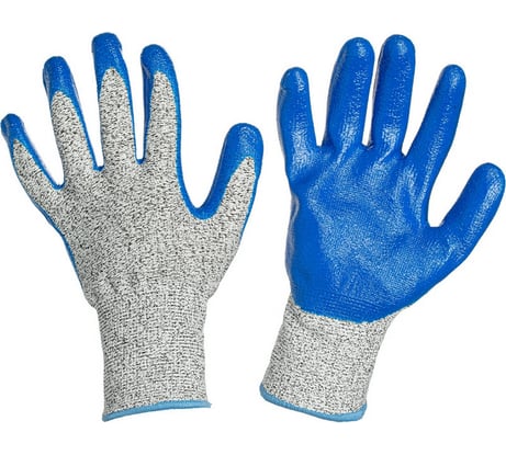 Перчатки Хорнет для защиты от порезов с нитриловым покрытием ООО Комус 13 класс, размер XL 1146124