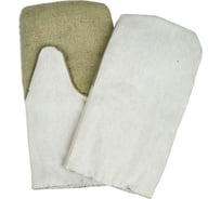 Рабочие рукавицы ООО Комус хб, брезентовый наладонник, огнеупорная пропитка, 240 гкв.м, 10пар 1193940