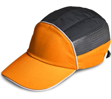 Защитная каскетка Ампаро Легионер оранжево-черная 126924