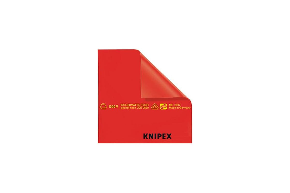 Диэлектрический резиновый коврик 500 на 500 KNIPEX KN-986705 - выгодная .