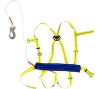 Удерживающая привязь ООО Комус УСП 2ВЖ 3 точки крепления, наплечные и набедренные лямки 563400