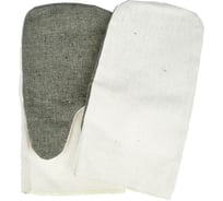 Хлопковые рукавицы ООО Комус брезентовый наладонник, огнеупорная пропитка, плотность 220 гкв.м, 5пар 1193945