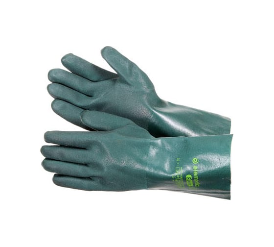 Перчатки-краги удлиненные с покрытием Expert PVC SANDY 35СМ (размер 10) Elementa PC-207-10