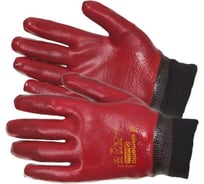 Перчатки с покрытием Optima PVC RUBY (размер 10) Elementa PC-101-10