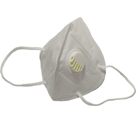 Медицинский респиратор ООО Комус KN95 с клапаном, FFP2, 10 шт. 1503031