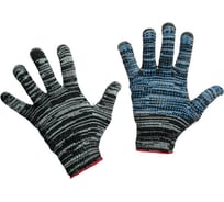 Защитные трикотажные перчатки ООО Комус серые, 4 нити, 10 класс, универсальный размер, 300 пар 1003930