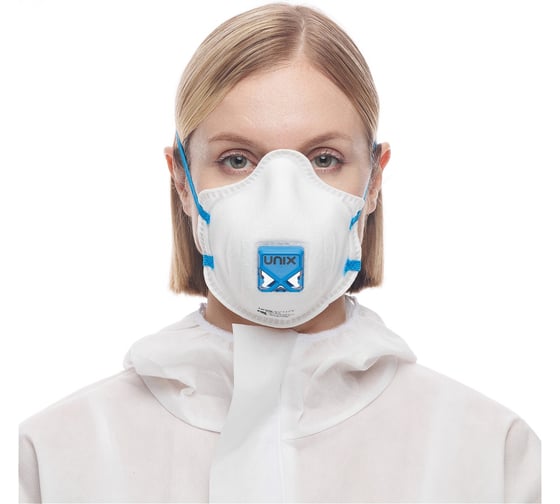 Формованная фильтрующая полумаска UNIXAir 113V FFP3 R D, 3 шт 102-044-0017