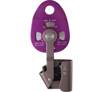 Блок-ролик одинарный с зажимом VENTO Holder Дюраль, цвет фиолетовый vpro 0193