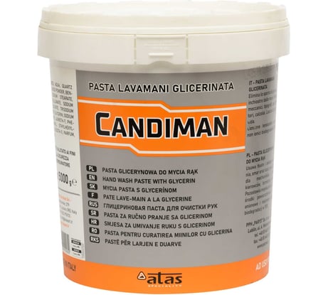 Паста для очистки рук Atas CANDIMAN 5 кг A722